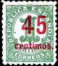 Spain 1938 Numeros 1+45 CTS Verde Edifil 742